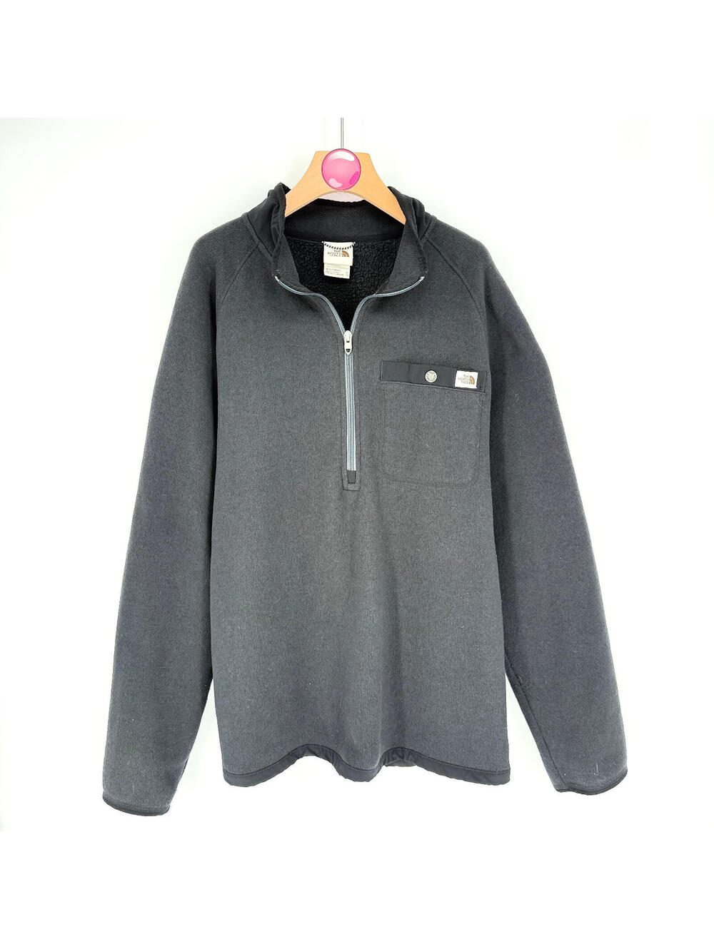 The North Face Gordon Lyons Heavyweight Fleece Quarter Zip Pullover Mens XL